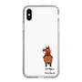 スリムプロテクションケース［ おがわじゅり×デイリー×caseplay - 鹿毛 - ホワイト ］