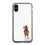 スリムプロテクションケース［ おがわじゅり×デイリー×caseplay - 鹿毛 - ホワイト ］