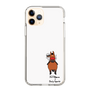 スリムプロテクションケース［ おがわじゅり×デイリー×caseplay - 鹿毛 - ホワイト ］