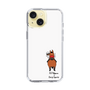 スリムプロテクションケース［ おがわじゅり×デイリー×caseplay - 鹿毛 - ホワイト ］
