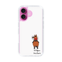 スリムプロテクションケース［ おがわじゅり×デイリー×caseplay - 鹿毛 - ホワイト ］