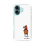 スリムプロテクションケース［ おがわじゅり×デイリー×caseplay - 鹿毛 - ホワイト ］