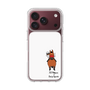 スリムプロテクションケース［ おがわじゅり×デイリー×caseplay - 鹿毛 - ホワイト ］