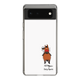 スリムプロテクションケース［ おがわじゅり×デイリー×caseplay - 鹿毛 - ホワイト ］