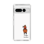 スリムプロテクションケース［ おがわじゅり×デイリー×caseplay - 鹿毛 - ホワイト ］