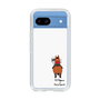 スリムプロテクションケース［ おがわじゅり×デイリー×caseplay - 鹿毛 - ホワイト ］