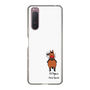 スリムプロテクションケース［ おがわじゅり×デイリー×caseplay - 鹿毛 - ホワイト ］