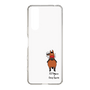 スリムプロテクションケース［ おがわじゅり×デイリー×caseplay - 鹿毛 - ホワイト ］