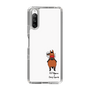 スリムプロテクションケース［ おがわじゅり×デイリー×caseplay - 鹿毛 - ホワイト ］