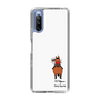 スリムプロテクションケース［ おがわじゅり×デイリー×caseplay - 鹿毛 - ホワイト ］