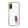スリムプロテクションケース［ おがわじゅり×デイリー×caseplay - 鹿毛 - ホワイト ］