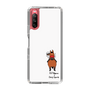 スリムプロテクションケース［ おがわじゅり×デイリー×caseplay - 鹿毛 - ホワイト ］