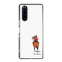 スリムプロテクションケース［ おがわじゅり×デイリー×caseplay - 鹿毛 - ホワイト ］
