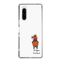 スリムプロテクションケース［ おがわじゅり×デイリー×caseplay - 鹿毛 - ホワイト ］