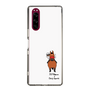 スリムプロテクションケース［ おがわじゅり×デイリー×caseplay - 鹿毛 - ホワイト ］