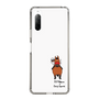スリムプロテクションケース［ おがわじゅり×デイリー×caseplay - 鹿毛 - ホワイト ］