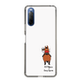 スリムプロテクションケース［ おがわじゅり×デイリー×caseplay - 鹿毛 - ホワイト ］