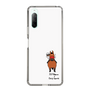 スリムプロテクションケース［ おがわじゅり×デイリー×caseplay - 鹿毛 - ホワイト ］