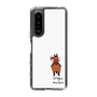スリムプロテクションケース［ おがわじゅり×デイリー×caseplay - 鹿毛 - ホワイト ］
