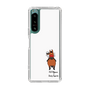 スリムプロテクションケース［ おがわじゅり×デイリー×caseplay - 鹿毛 - ホワイト ］