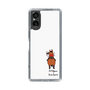 スリムプロテクションケース［ おがわじゅり×デイリー×caseplay - 鹿毛 - ホワイト ］