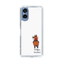 スリムプロテクションケース［ おがわじゅり×デイリー×caseplay - 鹿毛 - ホワイト ］
