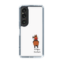 スリムプロテクションケース［ おがわじゅり×デイリー×caseplay - 鹿毛 - ホワイト ］