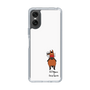 スリムプロテクションケース［ おがわじゅり×デイリー×caseplay - 鹿毛 - ホワイト ］