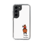 スリムプロテクションケース［ おがわじゅり×デイリー×caseplay - 鹿毛 - ホワイト ］