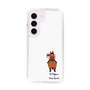 スリムプロテクションケース［ おがわじゅり×デイリー×caseplay - 鹿毛 - ホワイト ］
