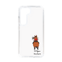 スリムプロテクションケース［ おがわじゅり×デイリー×caseplay - 鹿毛 - ホワイト ］