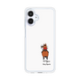 スリムプロテクションケース［ おがわじゅり×デイリー×caseplay - 鹿毛 - ホワイト ］