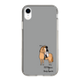 スリムプロテクションケース［ おがわじゅり×デイリー×caseplay - 栗毛 - ブラック ］