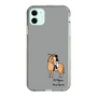スリムプロテクションケース［ おがわじゅり×デイリー×caseplay - 栗毛 - ブラック ］