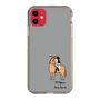 スリムプロテクションケース［ おがわじゅり×デイリー×caseplay - 栗毛 - ブラック ］