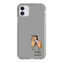 スリムプロテクションケース［ おがわじゅり×デイリー×caseplay - 栗毛 - ブラック ］