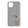 スリムプロテクションケース［ おがわじゅり×デイリー×caseplay - 栗毛 - ブラック ］