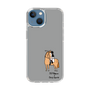 スリムプロテクションケース［ おがわじゅり×デイリー×caseplay - 栗毛 - ブラック ］