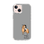スリムプロテクションケース［ おがわじゅり×デイリー×caseplay - 栗毛 - ブラック ］