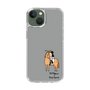 スリムプロテクションケース［ おがわじゅり×デイリー×caseplay - 栗毛 - ブラック ］