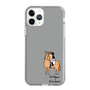 スリムプロテクションケース［ おがわじゅり×デイリー×caseplay - 栗毛 - ブラック ］