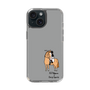 スリムプロテクションケース［ おがわじゅり×デイリー×caseplay - 栗毛 - ブラック ］