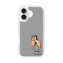 スリムプロテクションケース［ おがわじゅり×デイリー×caseplay - 栗毛 - ブラック ］