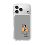 スリムプロテクションケース［ おがわじゅり×デイリー×caseplay - 栗毛 - ブラック ］
