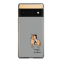 スリムプロテクションケース［ おがわじゅり×デイリー×caseplay - 栗毛 - ブラック ］
