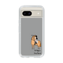 スリムプロテクションケース［ おがわじゅり×デイリー×caseplay - 栗毛 - ブラック ］