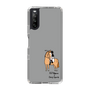 スリムプロテクションケース［ おがわじゅり×デイリー×caseplay - 栗毛 - ブラック ］