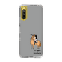 スリムプロテクションケース［ おがわじゅり×デイリー×caseplay - 栗毛 - ブラック ］