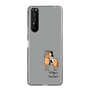 スリムプロテクションケース［ おがわじゅり×デイリー×caseplay - 栗毛 - ブラック ］