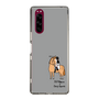 スリムプロテクションケース［ おがわじゅり×デイリー×caseplay - 栗毛 - ブラック ］
